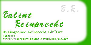 balint reinprecht business card